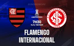 Nhận định Flamengo vs Internacional 7h30 ngày 14/8 (Copa Libertadores 2025)