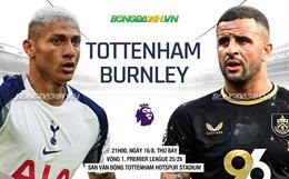 Nhận định Tottenham vs Burnley (21h00 ngày 16/8): Khó có bất ngờ