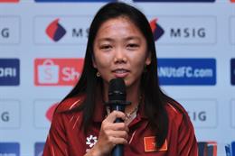 Huỳnh Như hạnh phúc với bàn thắng vào lưới tuyển Thái Lan