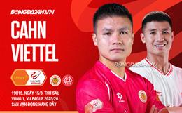 CAHN chia điểm với Thể Công Viettel trong trận mở màn LPBank V.League 1-2025/26