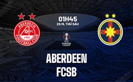 Nhận định bóng đá Aberdeen vs FCSB 1h45 ngày 22/8 (Europa League 2025/26)