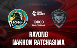 Nhận định Rayong vs Nakhon Ratchasima 19h00 ngày 22/8 (VĐQG Thái Lan 2025)