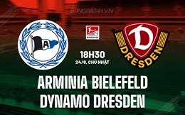 Nhận định Arminia Bielefeld vs Dynamo Dresden 18h30 ngày 24/8 (Hạng 2 Đức 2025/26)