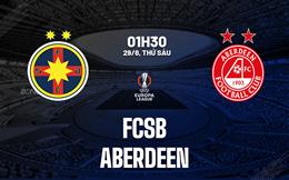 Nhận định bóng đá FCSB vs Aberdeen 1h30 ngày 29/8 (Europa League 2025/26)
