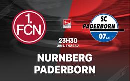 Nhận định bóng đá Nurnberg vs Paderborn 23h30 ngày 29/8 (Hạng 2 Đức 2025/26)