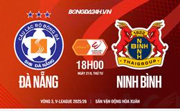Nhận định SHB Đà Nẵng vs Ninh Bình (18h00 ngày 27/8): Khách lấn át chủ