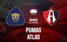 Nhận định bóng đá Pumas vs Atlas 5h00 ngày 1/9 (VĐQG Mexico 2025)