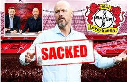 CHÍNH THỨC: Bayer Leverkusen sa thải HLV Erik ten Hag