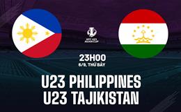 Nhận định U23 Philippines vs U23 Tajikistan 23h00 ngày 6/9 (Vòng loại U23 châu Á 2026)