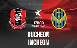 Nhận định Bucheon vs Incheon 17h00 ngày 7/9 (Hạng 2 Hàn Quốc 2025)