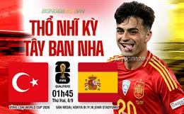 Nhận định Thổ Nhĩ Kỳ vs Tây Ban Nha (1h45 ngày 8/9): Không dễ cho Bò tót
