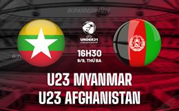 Nhận định U23 Myanmar vs U23 Afghanistan 16h30 ngày 9/9 (Vòng loại U23 châu Á 2026)
