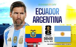 Nhận định Ecuador vs Argentina (6h00 ngày 10/9): Không dễ cho đội khách