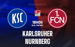 Nhận định - dự đoán Karlsruher vs Nurnberg 18h00 ngày 13/9 (Hạng 2 Đức 2025/26)