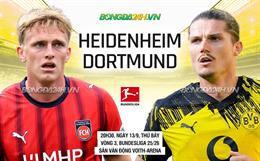 Nhận định Heidenheim vs Dortmund (20h30 ngày 13/9): Làm khó chủ nhà