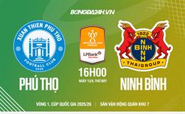 Nhận định Phú Thọ vs Ninh Bình (18h00 ngày 13/9): Khó có bất ngờ