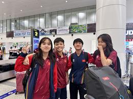 U17 nữ Việt Nam về nước sau chuyến tập huấn tại Đức, hướng tới giải đấu châu Á