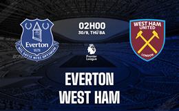 Nhận định Everton vs West Ham (2h00 ngày 30/9): Chờ chủ nhà vượt khó