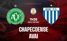 Nhận định Chapecoense vs Avai 7h35 ngày 26/9 (Hạng 2 Brazil 2025)
