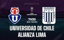 Nhận định Universidad de Chile vs Alianza Lima 7h30 ngày 26/9 (Copa Sudamericana 2025)