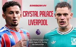 Nhận định Crystal Palace vs Liverpool (21h00 ngày 27/9): Cửa ải khó