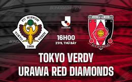 Nhận định Tokyo Verdy vs Urawa Red Diamonds 16h00 ngày 27/9 (VĐQG Nhật Bản 2025)