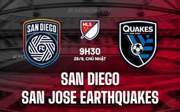 Nhận định San Diego vs San Jose Earthquakes 9h30 ngày 28/9 (Nhà nghề Mỹ 2025)