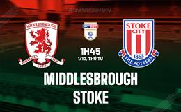 Nhận định - dự đoán Middlesbrough vs Stoke 1h45 ngày 1/10 (Hạng nhất Anh 2025/26)
