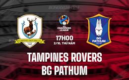 Nhận định Tampines Rovers vs BG Pathum 17h00 ngày 2/10 (AFC Champions League Two 2025/26)