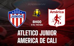 Nhận định Atletico Junior vs America de Cali 8h00 ngày 3/10 (Cúp QG Colombia 2025)