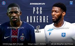 Nhận định PSG vs Auxerre (02h05 ngày 28/9): Sức mạnh vượt trội