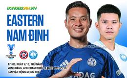 Nam Định thắng trận thứ 2 liên tiếp tại AFC Champions League Two