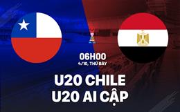 Nhận định bóng đá U20 Ai Cập và U20 Chile 6h00 ngày 4/10 (U20 World Cup 2025)