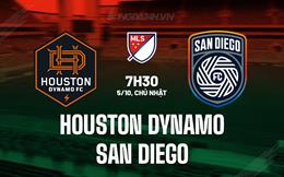 Nhận định Houston Dynamo vs San Diego 7h30 ngày 5/10 (Nhà nghề Mỹ 2025)