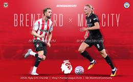 TRỰC TIẾP Nhận định - phân tích kết quả Brentford vs Man City (22h30 ngày 5/10)