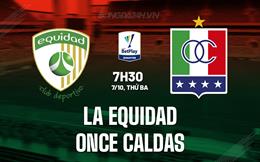 Nhận định La Equidad vs Once Caldas 7h30 ngày 7/10 (VĐQG Colombia 2025)
