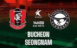 Nhận định Bucheon vs Seongnam 14h30 ngày 8/10 (Hạng 2 Hàn Quốc 2025)