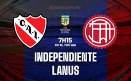 Nhận định Independiente vs Lanus 7h15 ngày 13/10 (VĐQG Argentina 2025)