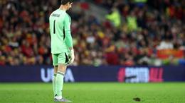 Chuột gây náo loạn trận đấu giữa Wales và Bỉ