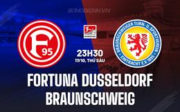 Nhận định Fortuna Dusseldorf vs Braunschweig 23h30 ngày 17/10 (Hạng 2 Đức 2025/26)