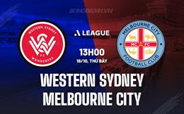 Nhận định Western Sydney vs Melbourne City 13h00 ngày 18/10 (VĐQG Australia 2025/26)