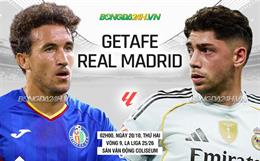 Nhận định Getafe vs Real Madrid (2h00 ngày 20/10): Mồi ngon quen thuộc