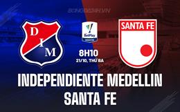 Nhận định Independiente Medellin vs Santa Fe 8h10 ngày 21/10 (VĐQG Colombia 2025)