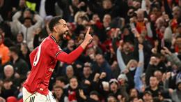 Matheus Cunha vỡ òa cảm xúc sau bàn thắng đầu tiên cho Man United
