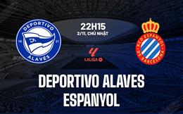 Nhận định bóng đá Deportivo Alaves vs Espanyol 22h15 ngày 2/11 (La Liga 2025/26)