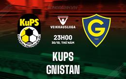 Nhận định KuPS vs Gnistan 23h00 ngày 30/10 (VĐQG Phần Lan 2025/26)