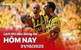 Lịch thi đấu, trực tiếp bóng đá hôm nay 31/10/2025: Augsburg vs Dortmund