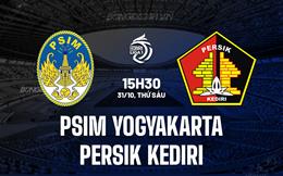 Nhận định PSIM Yogyakarta vs Persik Kediri 15h30 ngày 31/10 (VĐQG Indonesia 2025/26)