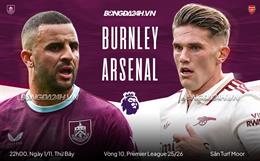 Nhận định Burnley vs Arsenal (22h00 ngày 1/11): Khó cản Pháo thủ