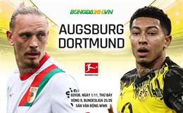 Nhận định Augsburg vs Dortmund (2h30 ngày 1/11): Nỗ lực giành 3 điểm